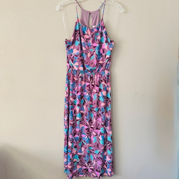 Gilli Floral Halter Midi Dress Size S - Picture 2 of 7